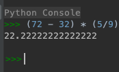 The PyCharm Python Console